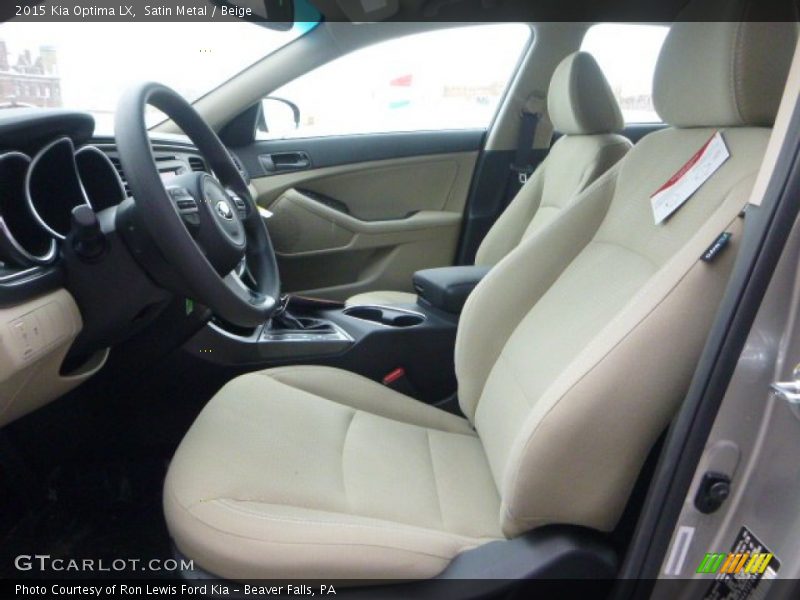 Satin Metal / Beige 2015 Kia Optima LX