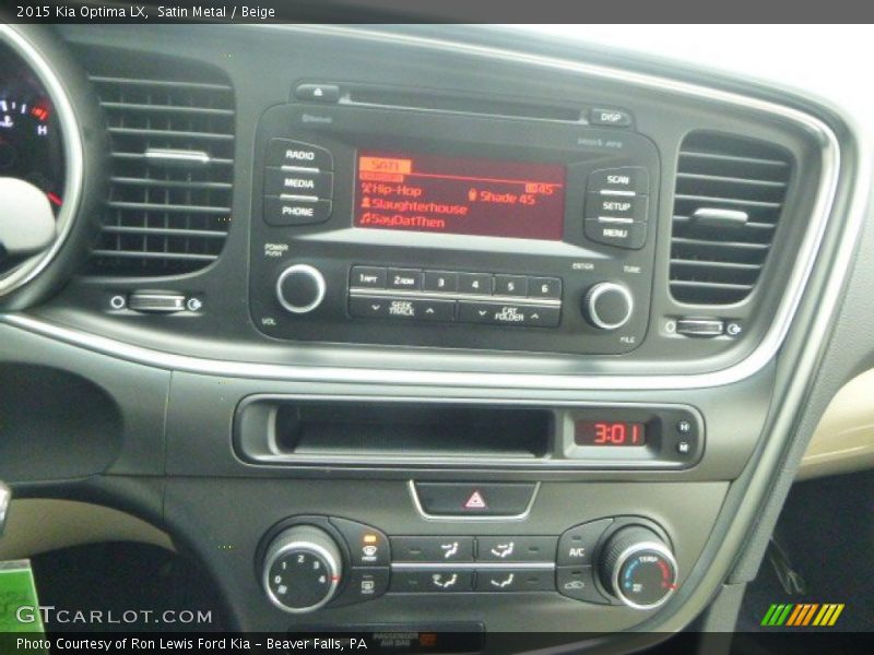 Satin Metal / Beige 2015 Kia Optima LX