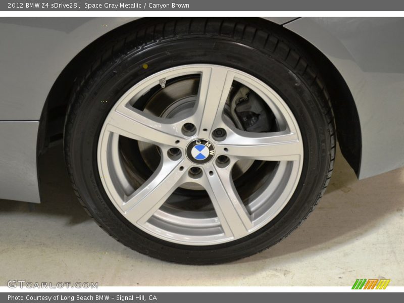Space Gray Metallic / Canyon Brown 2012 BMW Z4 sDrive28i