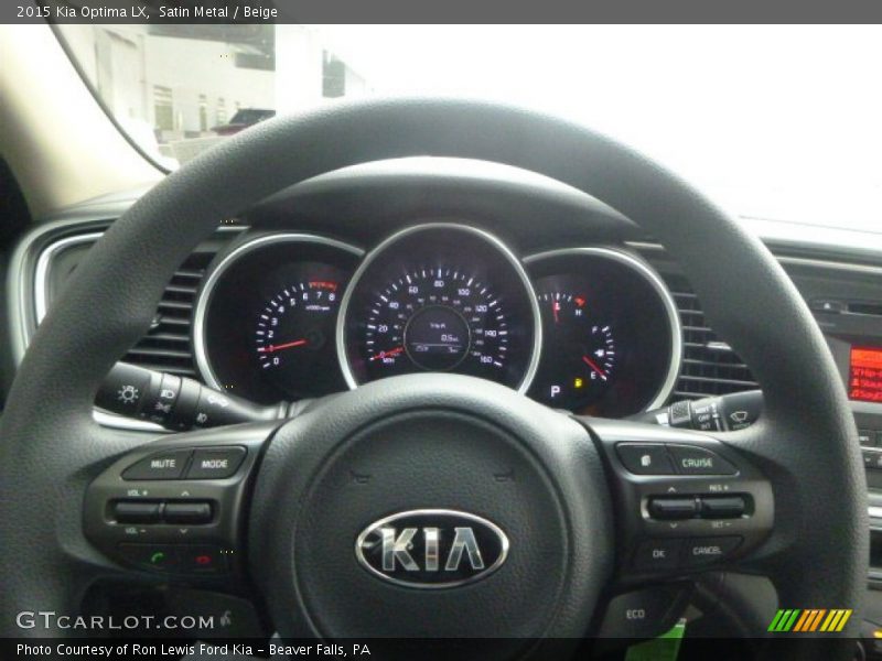 Satin Metal / Beige 2015 Kia Optima LX