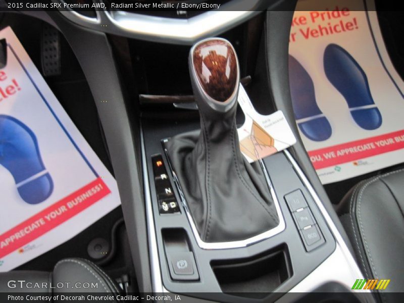 Radiant Silver Metallic / Ebony/Ebony 2015 Cadillac SRX Premium AWD