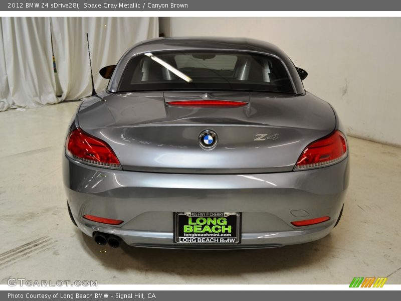 Space Gray Metallic / Canyon Brown 2012 BMW Z4 sDrive28i