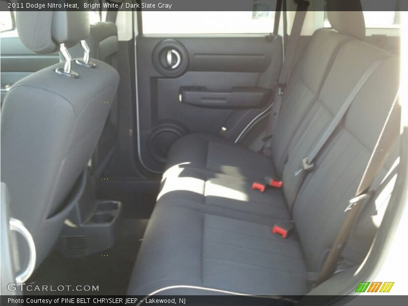 Bright White / Dark Slate Gray 2011 Dodge Nitro Heat