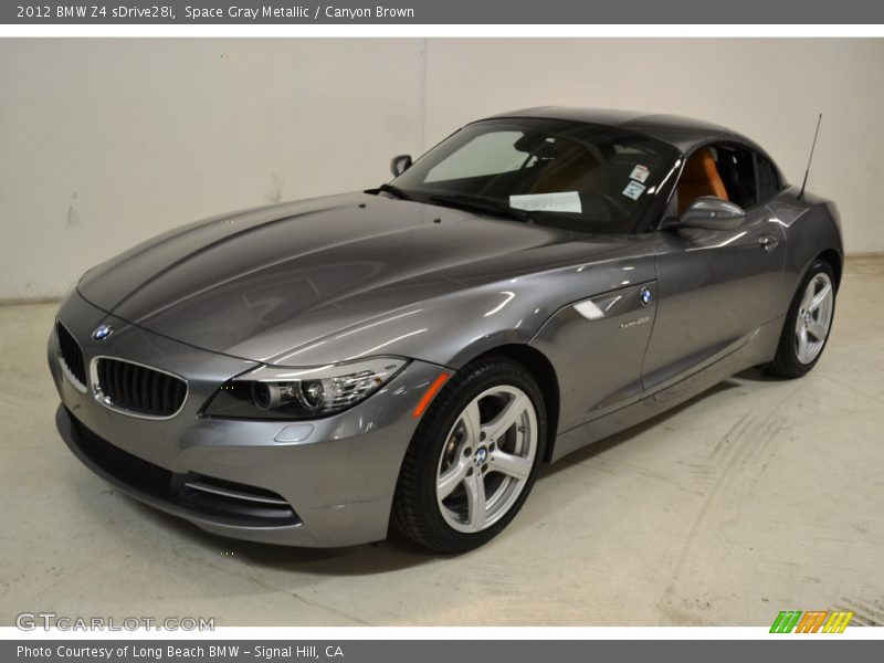 Space Gray Metallic / Canyon Brown 2012 BMW Z4 sDrive28i