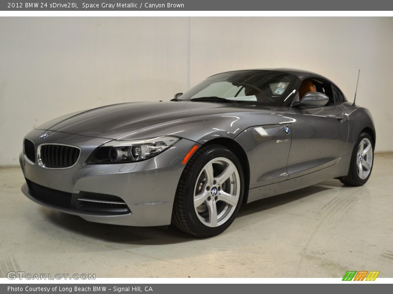Space Gray Metallic / Canyon Brown 2012 BMW Z4 sDrive28i
