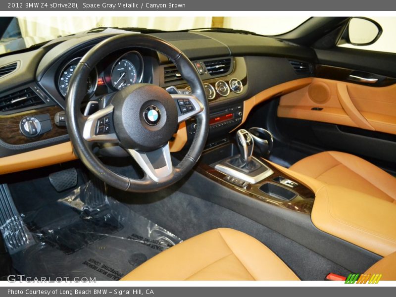  2012 Z4 sDrive28i Canyon Brown Interior