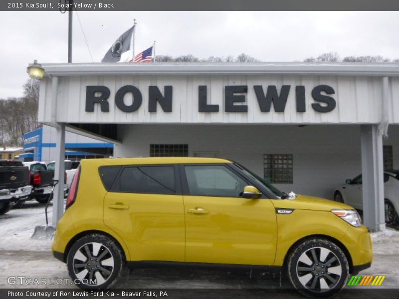 Solar Yellow / Black 2015 Kia Soul !