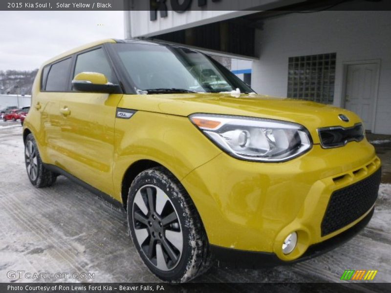 Solar Yellow / Black 2015 Kia Soul !