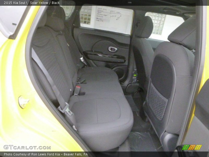 Rear Seat of 2015 Soul !