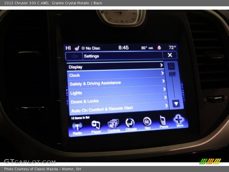 Granite Crystal Metallic / Black 2013 Chrysler 300 C AWD