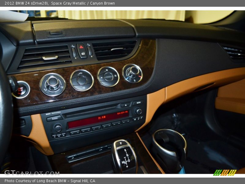Space Gray Metallic / Canyon Brown 2012 BMW Z4 sDrive28i