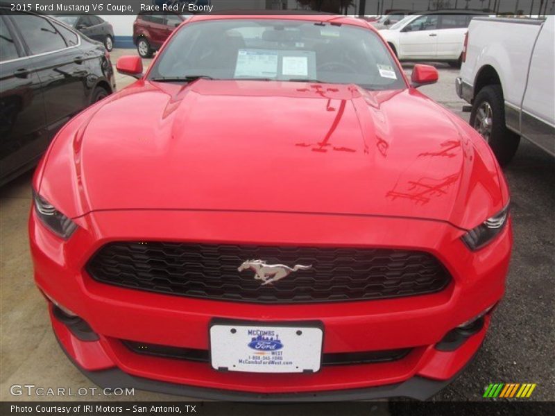 Race Red / Ebony 2015 Ford Mustang V6 Coupe