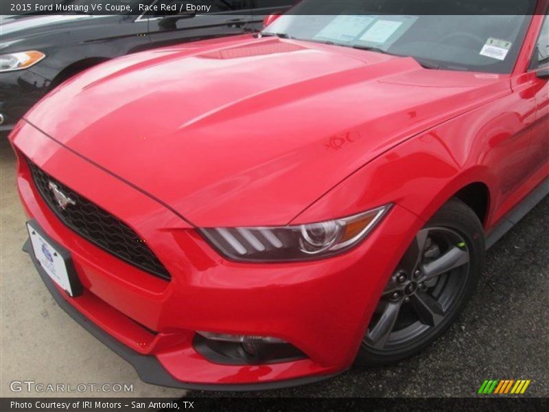 Race Red / Ebony 2015 Ford Mustang V6 Coupe