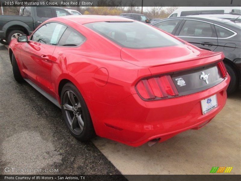 Race Red / Ebony 2015 Ford Mustang V6 Coupe