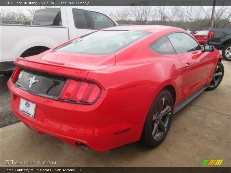 Race Red / Ebony 2015 Ford Mustang V6 Coupe