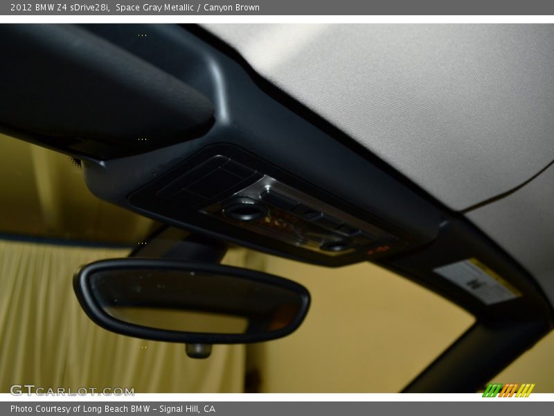 Space Gray Metallic / Canyon Brown 2012 BMW Z4 sDrive28i