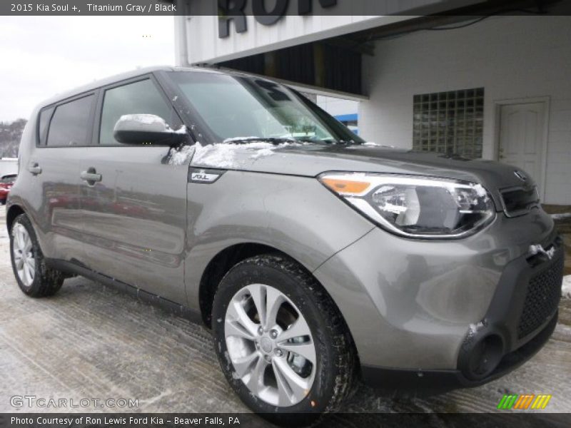 Titanium Gray / Black 2015 Kia Soul +