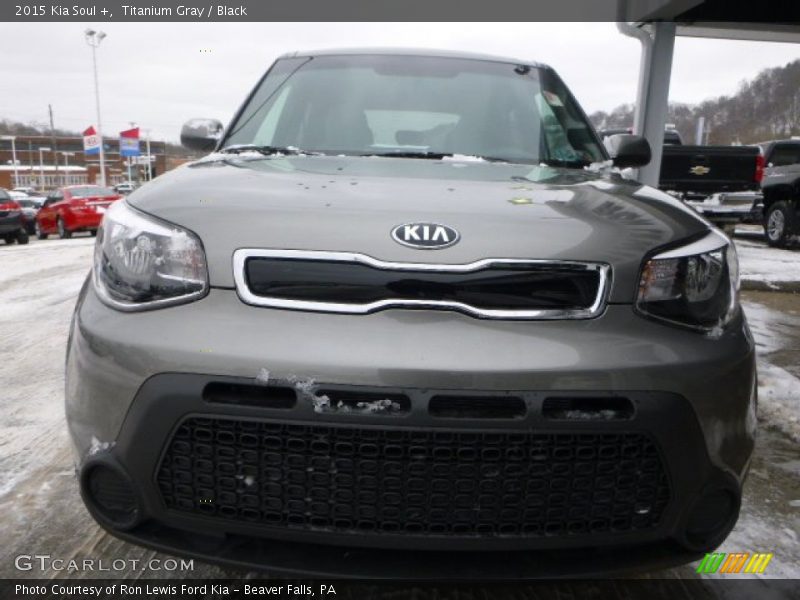 Titanium Gray / Black 2015 Kia Soul +