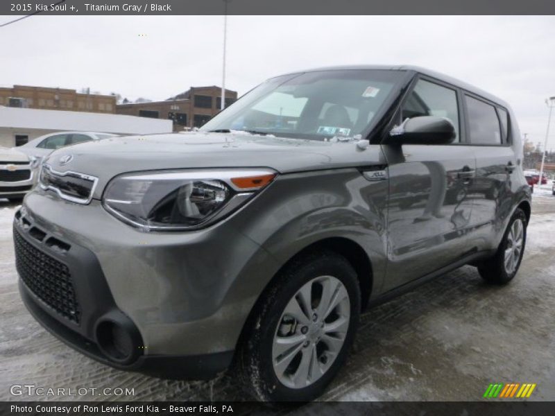 Titanium Gray / Black 2015 Kia Soul +