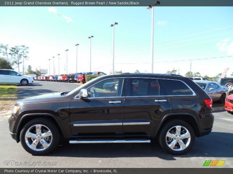 Rugged Brown Pearl / New Saddle/Black 2011 Jeep Grand Cherokee Overland