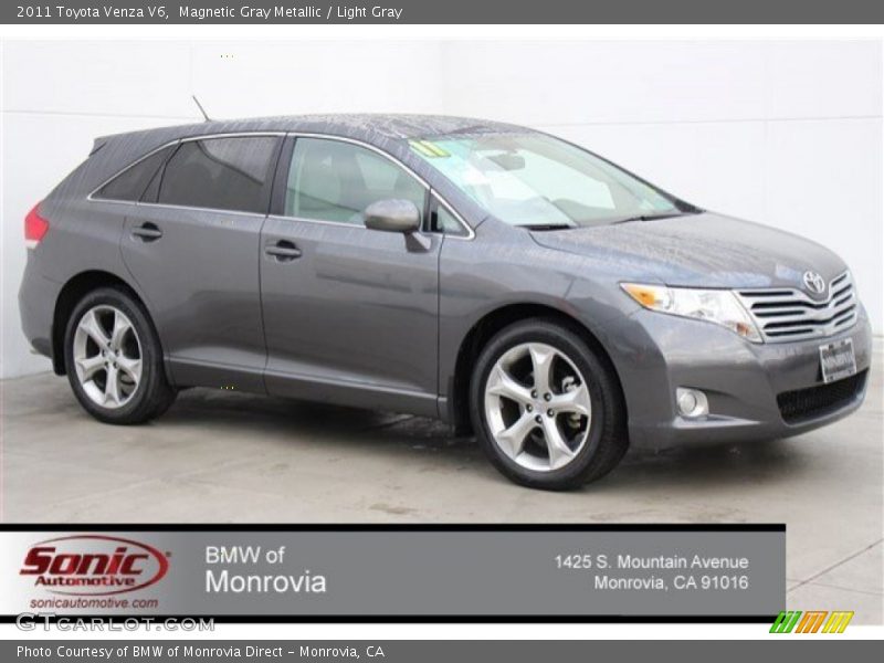 Magnetic Gray Metallic / Light Gray 2011 Toyota Venza V6