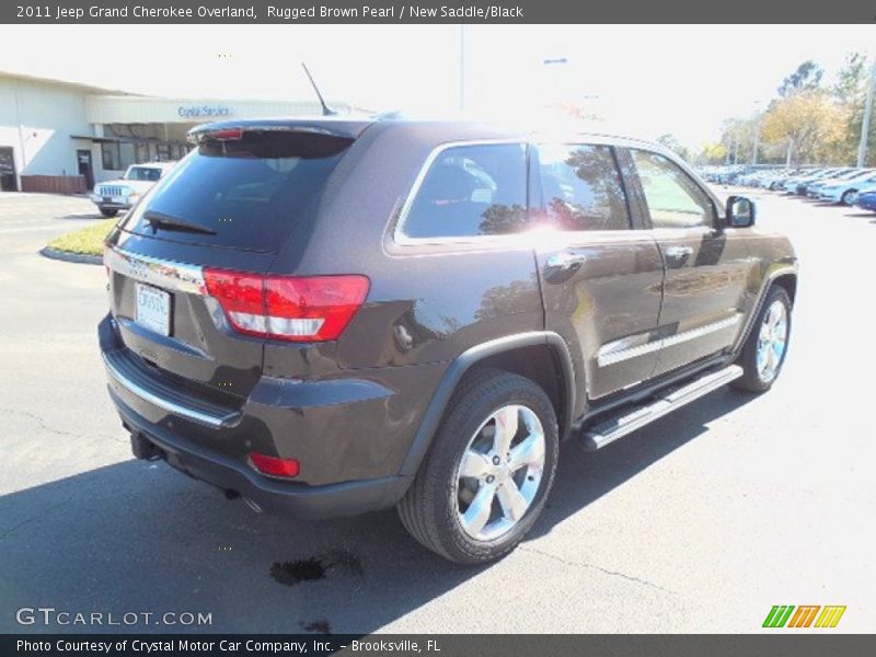 Rugged Brown Pearl / New Saddle/Black 2011 Jeep Grand Cherokee Overland