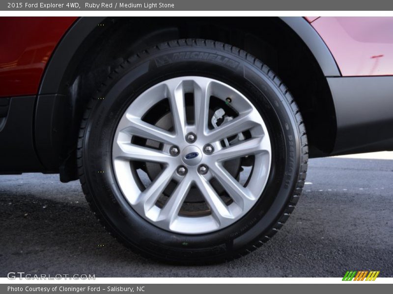 Ruby Red / Medium Light Stone 2015 Ford Explorer 4WD