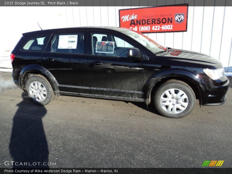Pitch Black / Black 2015 Dodge Journey SE