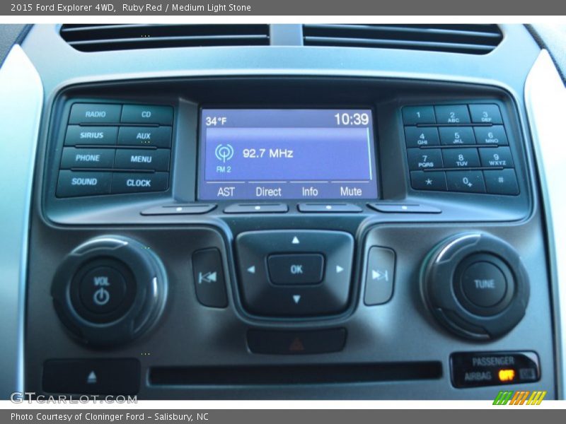 Ruby Red / Medium Light Stone 2015 Ford Explorer 4WD