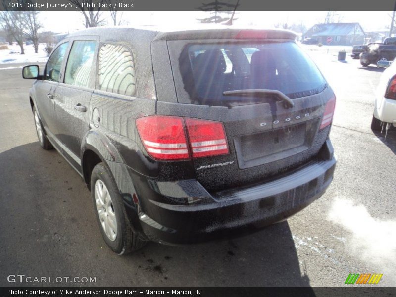 Pitch Black / Black 2015 Dodge Journey SE