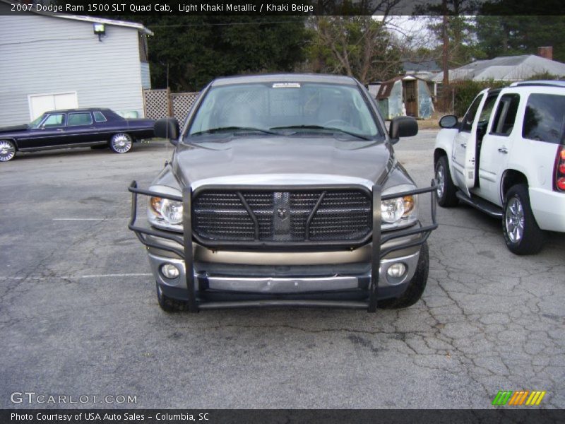 Light Khaki Metallic / Khaki Beige 2007 Dodge Ram 1500 SLT Quad Cab