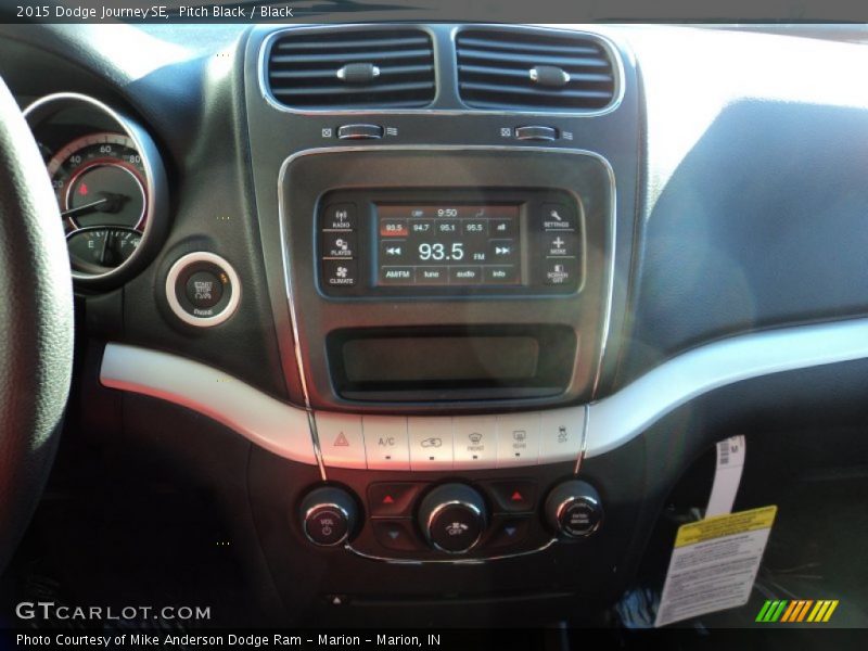 Pitch Black / Black 2015 Dodge Journey SE
