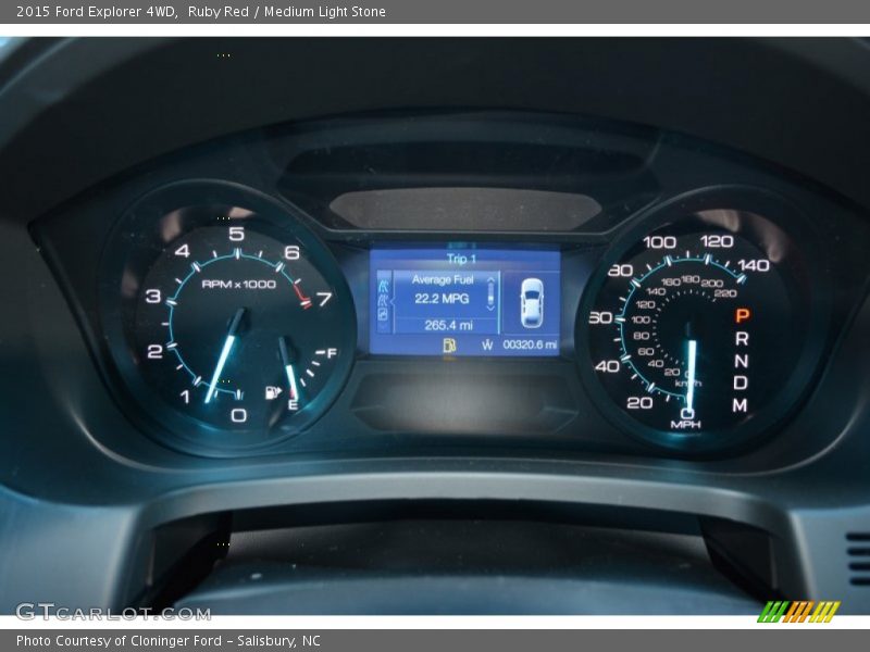 Ruby Red / Medium Light Stone 2015 Ford Explorer 4WD