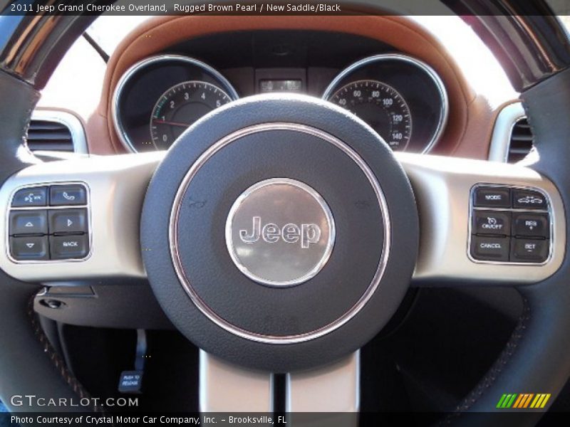 Rugged Brown Pearl / New Saddle/Black 2011 Jeep Grand Cherokee Overland