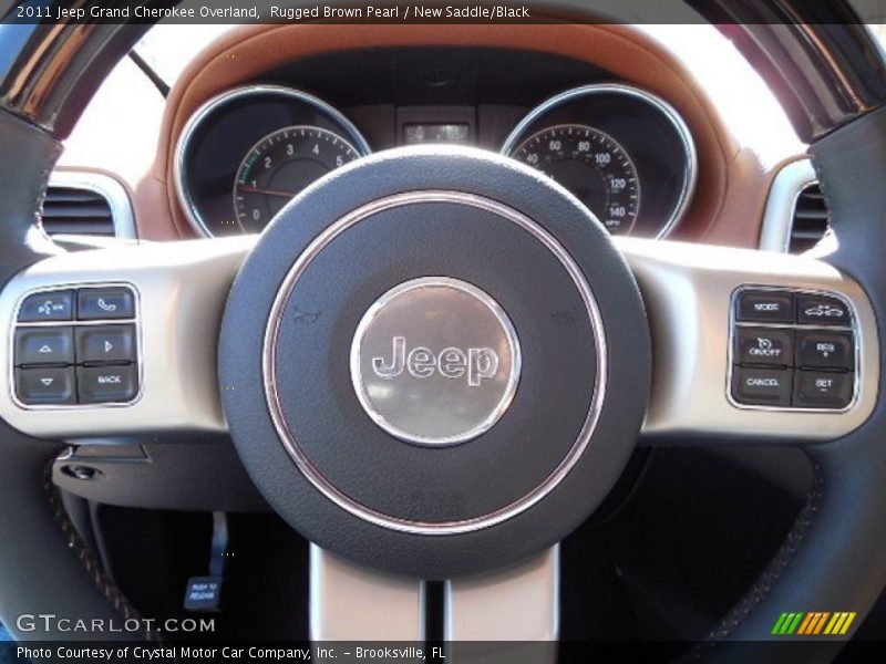 Rugged Brown Pearl / New Saddle/Black 2011 Jeep Grand Cherokee Overland