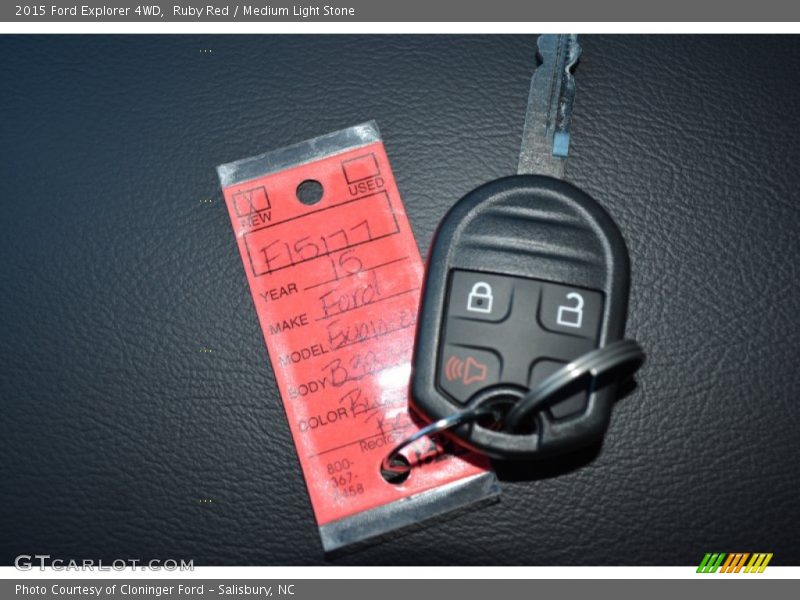 Ruby Red / Medium Light Stone 2015 Ford Explorer 4WD