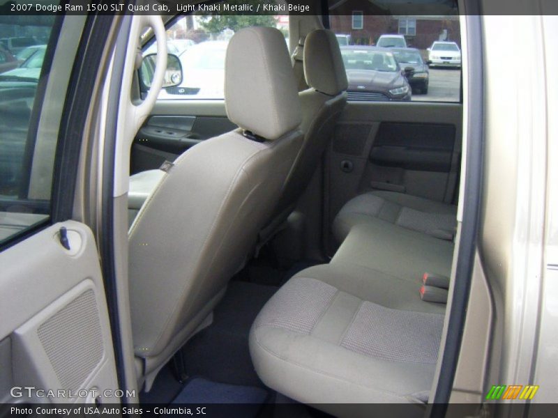 Light Khaki Metallic / Khaki Beige 2007 Dodge Ram 1500 SLT Quad Cab