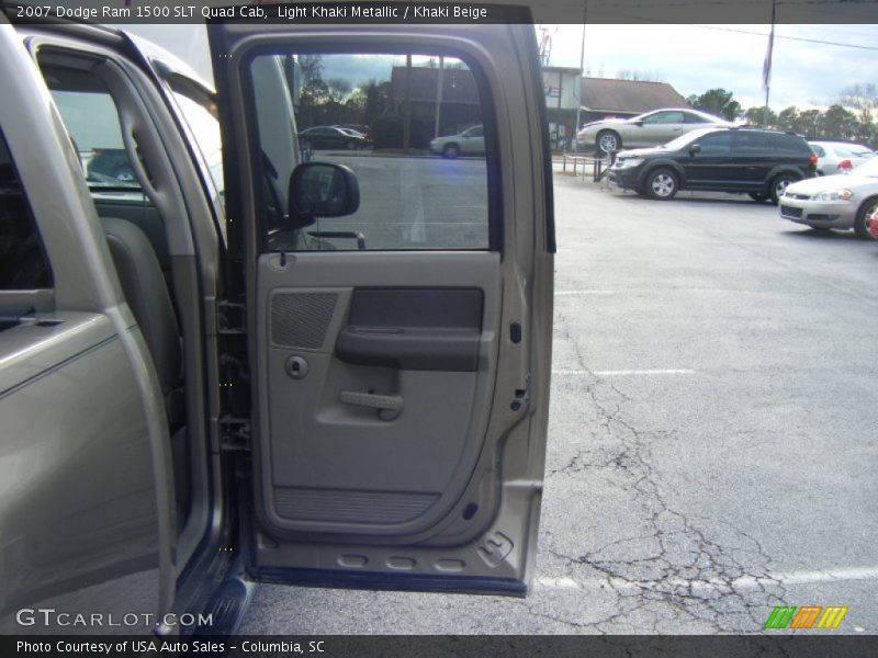 Light Khaki Metallic / Khaki Beige 2007 Dodge Ram 1500 SLT Quad Cab