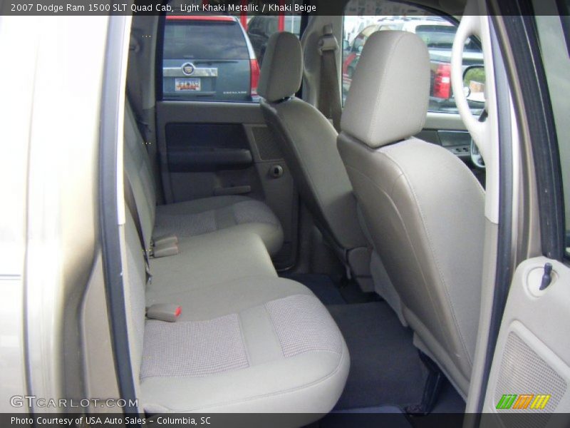 Light Khaki Metallic / Khaki Beige 2007 Dodge Ram 1500 SLT Quad Cab