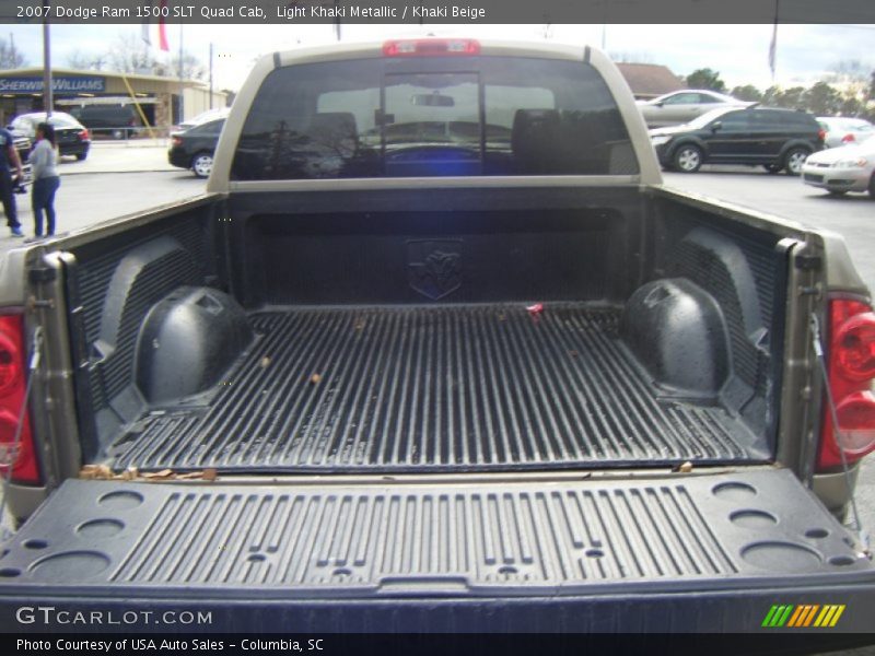 Light Khaki Metallic / Khaki Beige 2007 Dodge Ram 1500 SLT Quad Cab