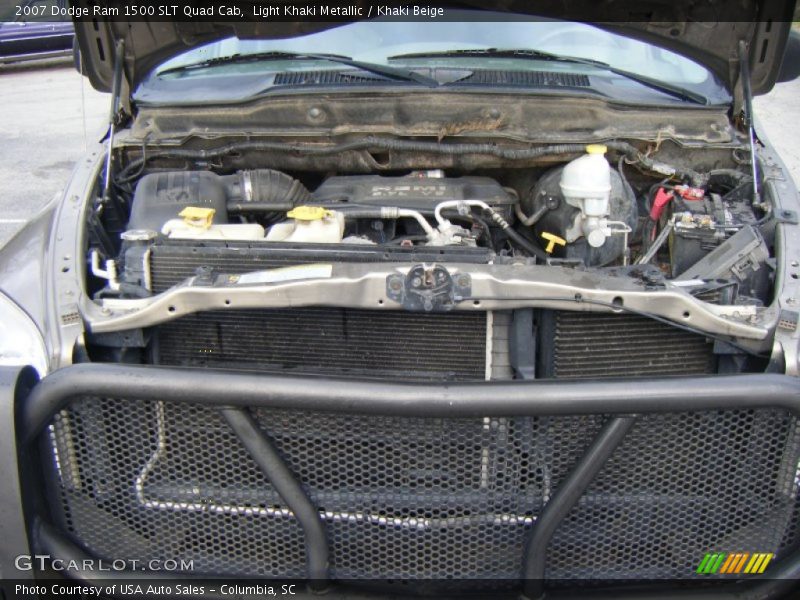 Light Khaki Metallic / Khaki Beige 2007 Dodge Ram 1500 SLT Quad Cab