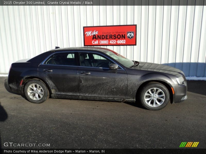 Granite Crystal Metallic / Black 2015 Chrysler 300 Limited