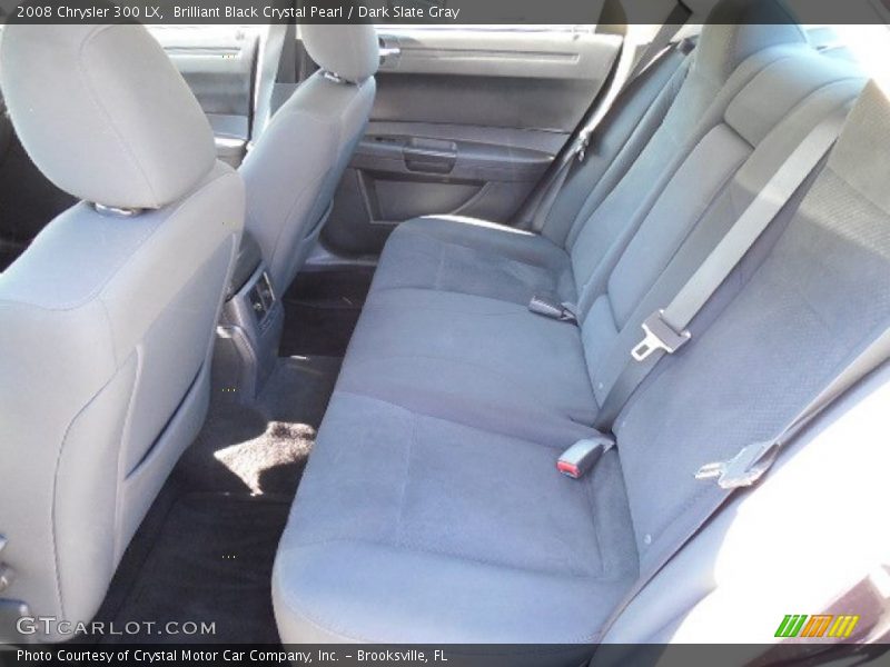 Brilliant Black Crystal Pearl / Dark Slate Gray 2008 Chrysler 300 LX