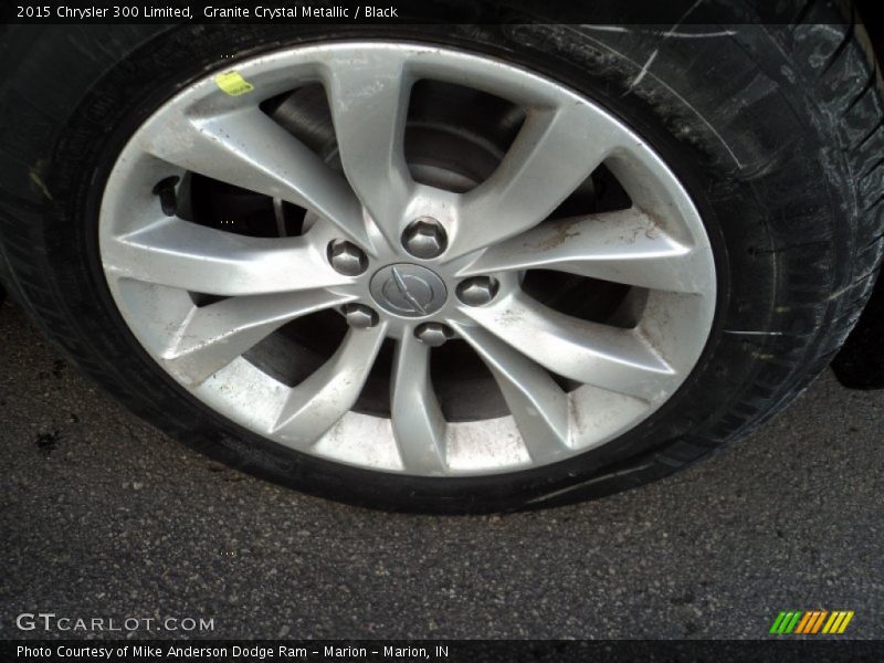 Granite Crystal Metallic / Black 2015 Chrysler 300 Limited