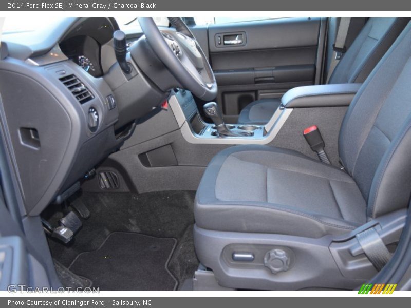 Mineral Gray / Charcoal Black 2014 Ford Flex SE