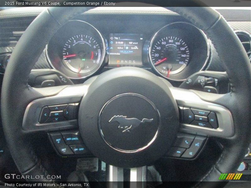 Competition Orange / Ebony 2015 Ford Mustang V6 Coupe
