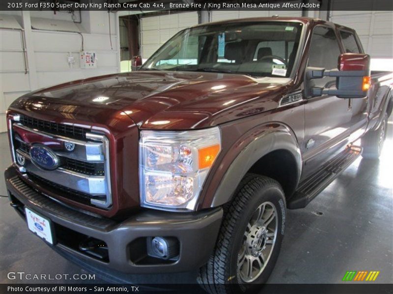 Bronze Fire / King Ranch Mesa Antique Affect/Adobe 2015 Ford F350 Super Duty King Ranch Crew Cab 4x4