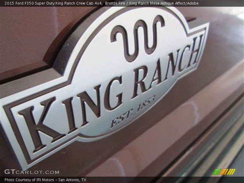 Bronze Fire / King Ranch Mesa Antique Affect/Adobe 2015 Ford F350 Super Duty King Ranch Crew Cab 4x4