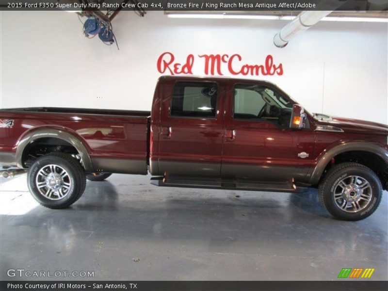 Bronze Fire / King Ranch Mesa Antique Affect/Adobe 2015 Ford F350 Super Duty King Ranch Crew Cab 4x4
