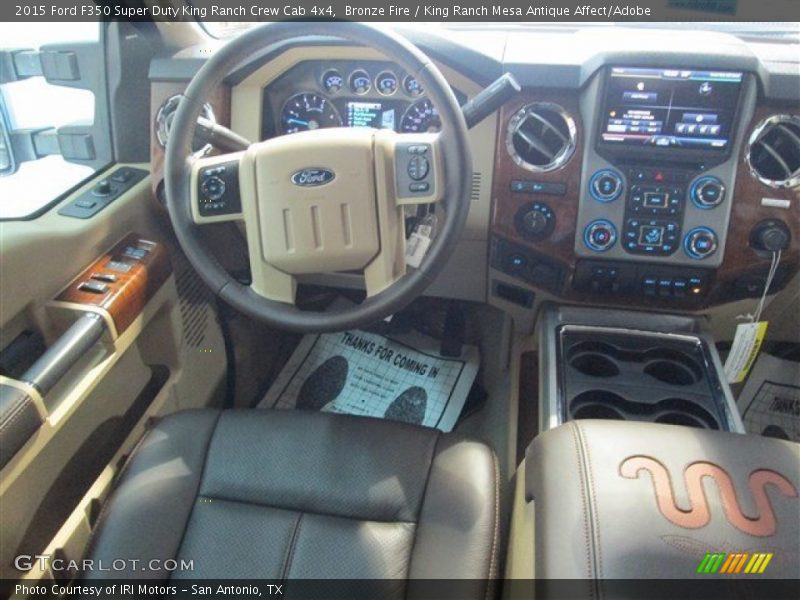 Bronze Fire / King Ranch Mesa Antique Affect/Adobe 2015 Ford F350 Super Duty King Ranch Crew Cab 4x4